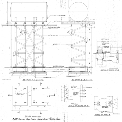 Over head water tank